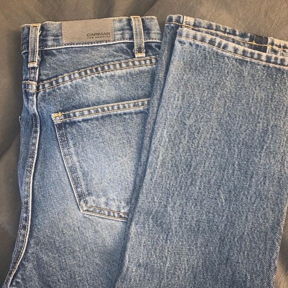 CARMAR NWT High Rise Straight Leg Jeans - Picture 2 of 4
